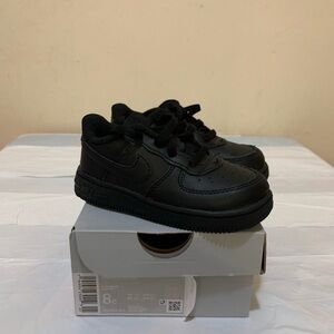 Nike Air Force 1 LE (TD) Black 8c